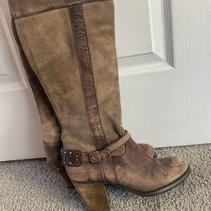 Naturalizer Brand Brown Leather Boots